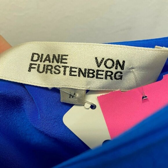 Diane Von Furstenberg Cobalt Blue Silk Tank Top - Picture 3 of 3